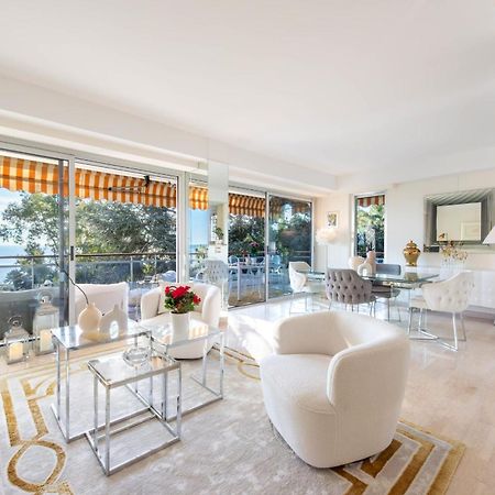 Cote D'Azur Sea View Tennis Beach Access Vallauris Bagian luar foto