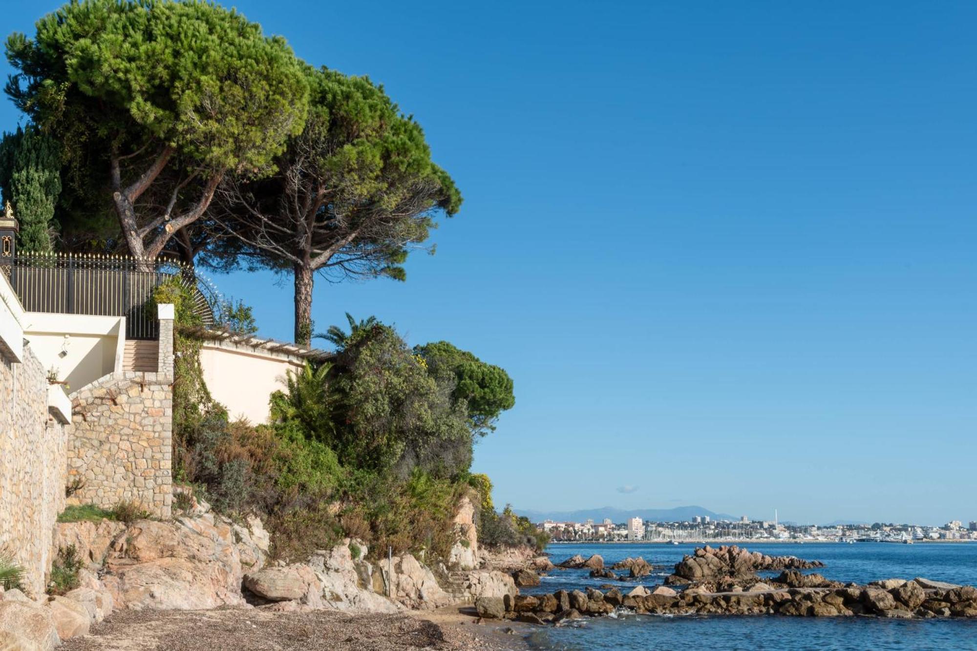 Cote D'Azur Sea View Tennis Beach Access Vallauris Bagian luar foto