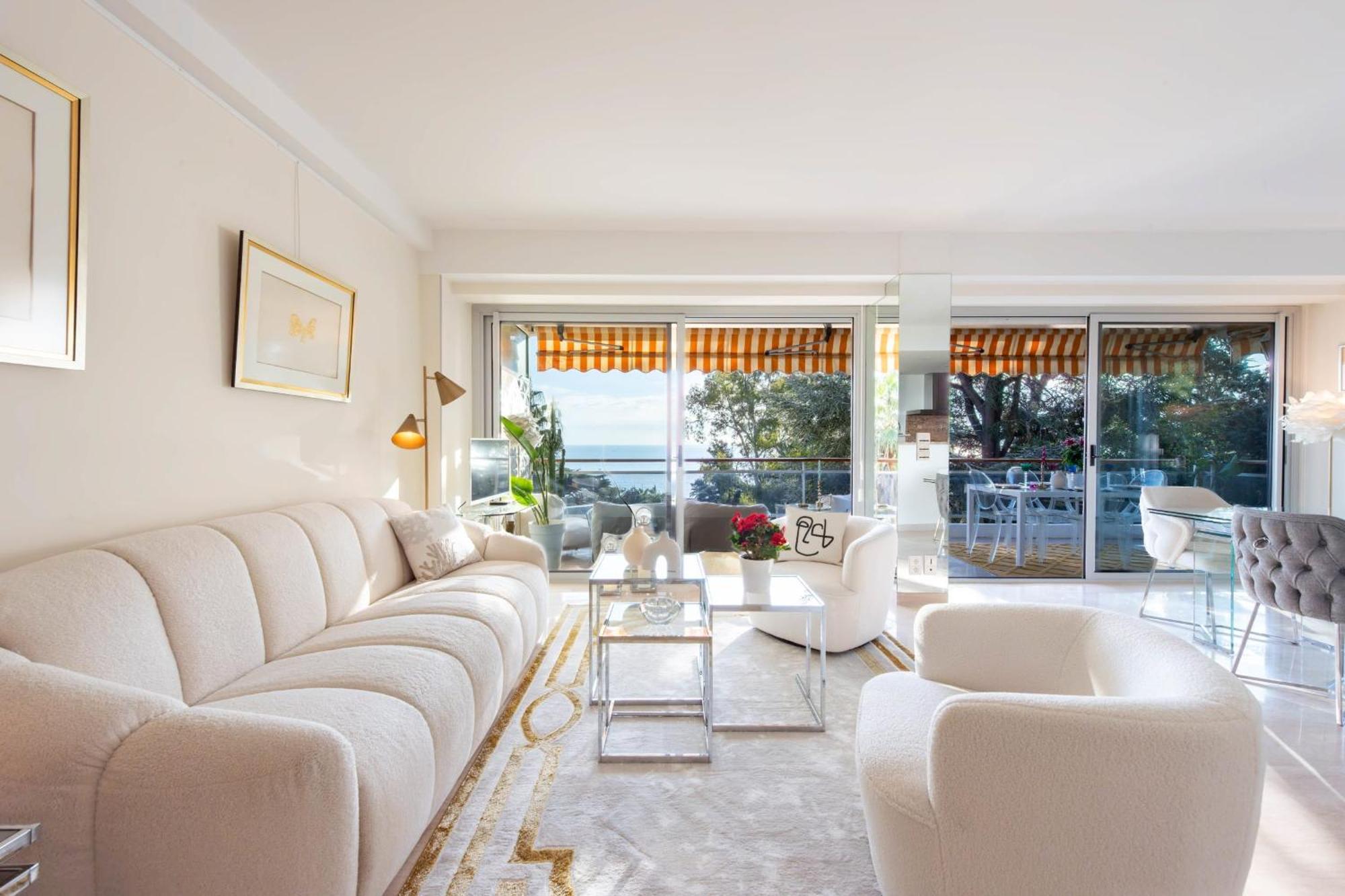 Cote D'Azur Sea View Tennis Beach Access Vallauris Bagian luar foto