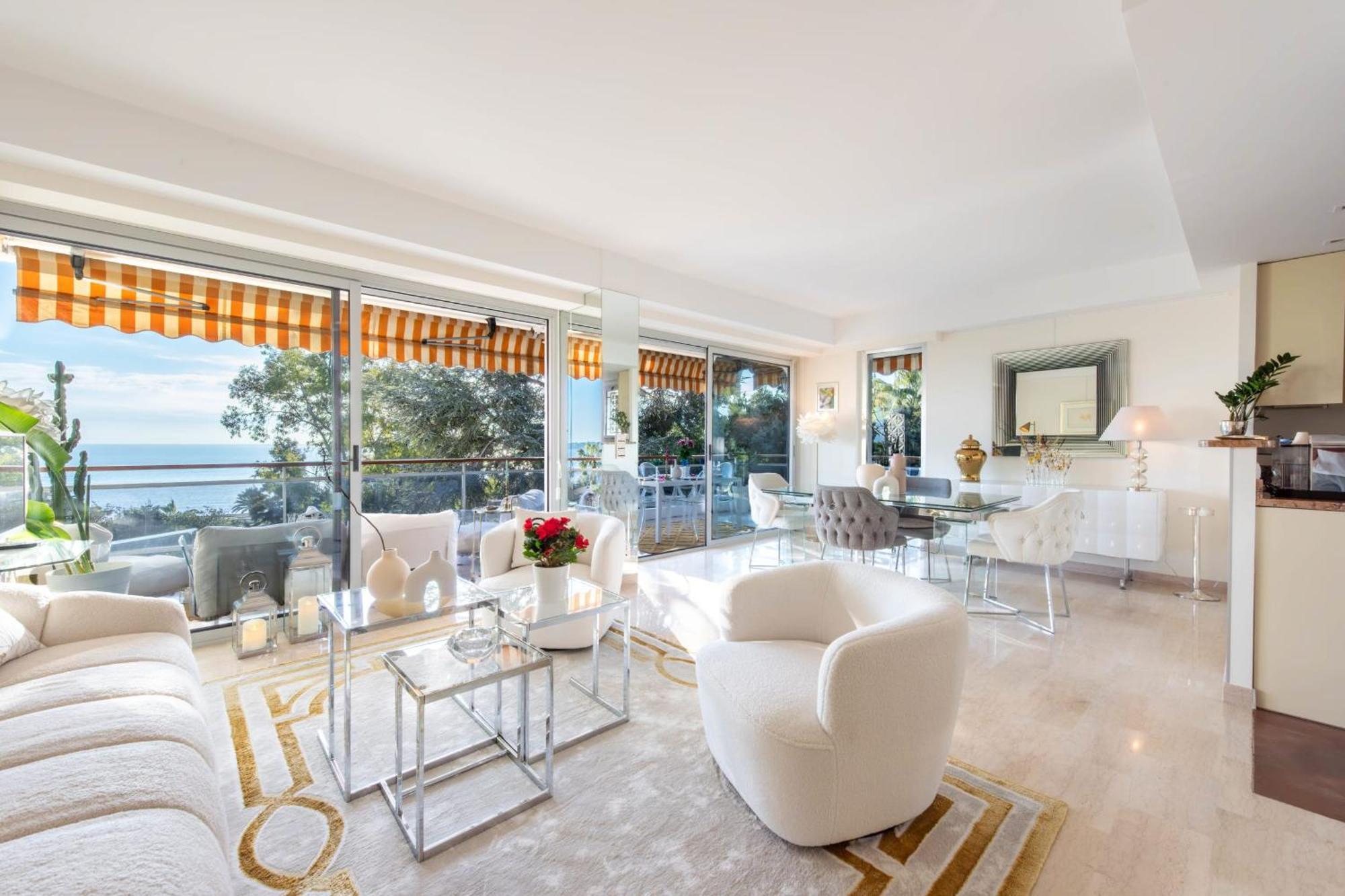 Cote D'Azur Sea View Tennis Beach Access Vallauris Bagian luar foto